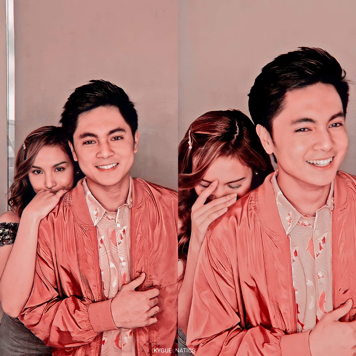 kyguelnaticsof1's tweet photo. Still thinking of you. Thanks for a good photo Miss A! 

A throwback pic that lasts forever ❤️🖤

@2002kyline 
@MiguelTanfelix_ 
#KyGuel https://t.co/yI9XH7Srag