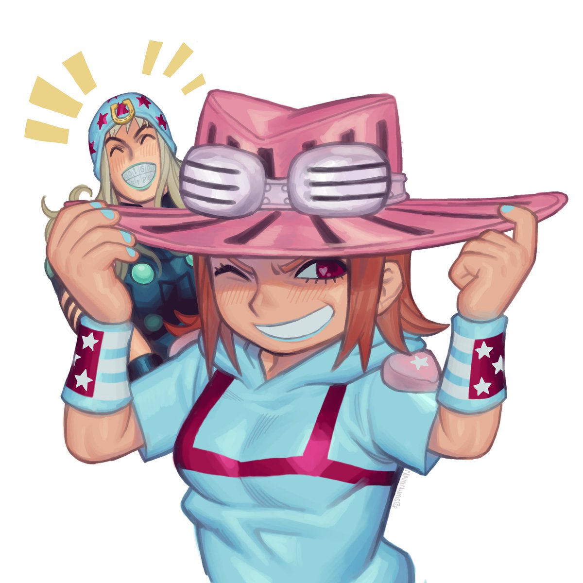 NamNumss's tweet image. fem Gyro and Johnny commissions for @Lorffff