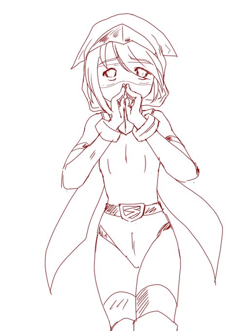 某有名掲示板でSHYスレを見つけて興奮してきたので描いてたらスレ落ちてたので供養 #SHY #らくがき 