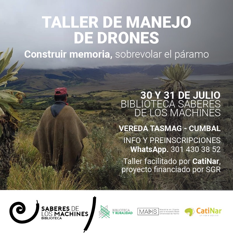 vlahebo's tweet photo. Caminar, sobrevolar el #páramo. Taller de drones para documentar el estado del páramo en #Cumbal, espacio liderado por la biblioteca Saberes de los Machines en la vereda #Tasmag.
Apoyan @EfectoCatiNar @BRuralidad
@tatatrapita @carobotero @centroISUR
@MauricioJaramil @Solano https://t.co/oqhyyIrZFG