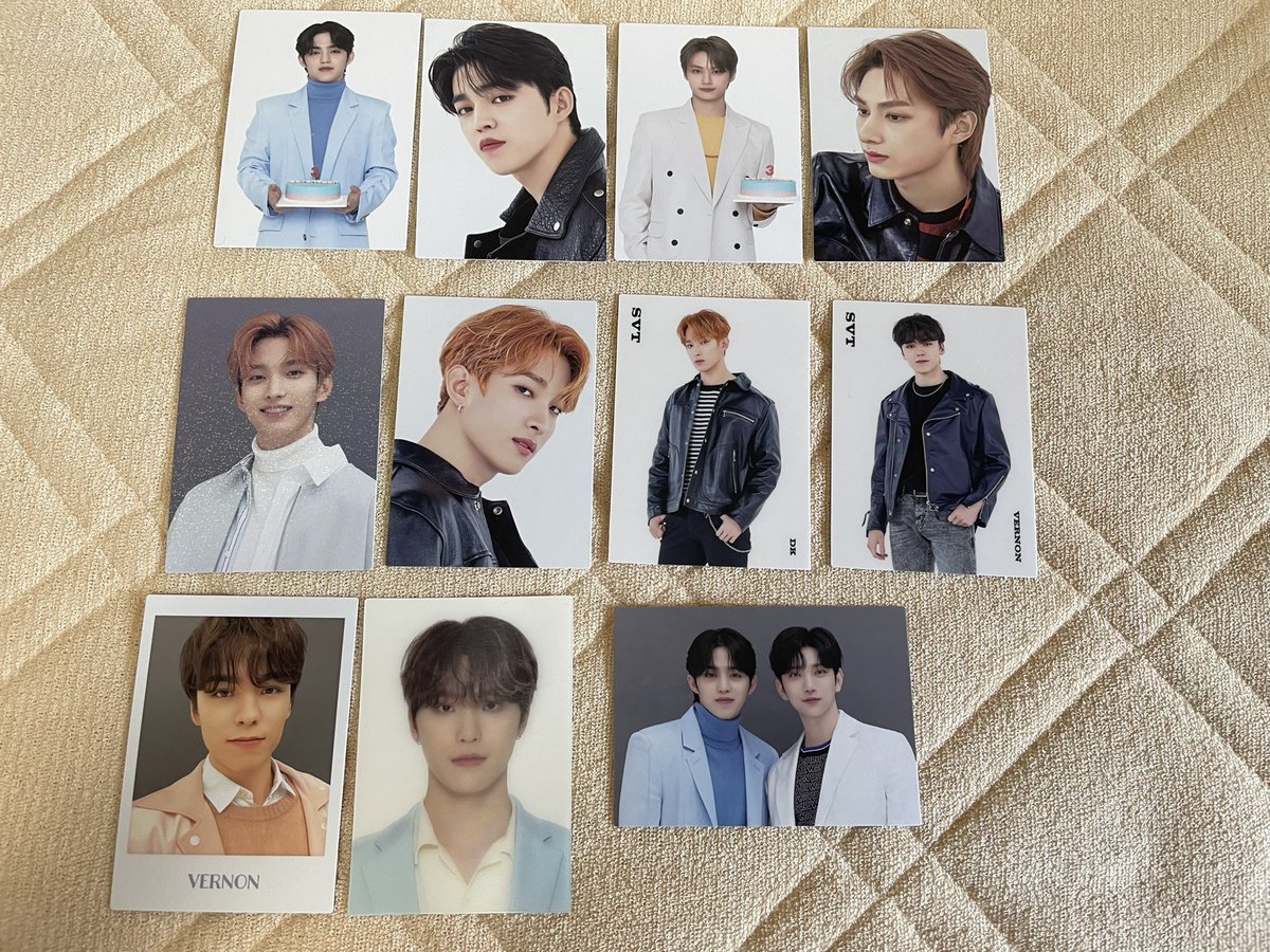 salt_978's tweet photo. SEVENTEEN セブチ HARE トレカ 交換

譲:エスクプス ジョシュア ジュン ホシウジ THE8 ドギョム スングァン バーノン ディノ 
求:ジョンハン ミンギュ ウォヌ(3枚目💕)

郵送での交換希望です📮
出来れば纏めての交換希望です。
お気軽にお声掛けください🌼 https://t.co/JKE3kIDYyj