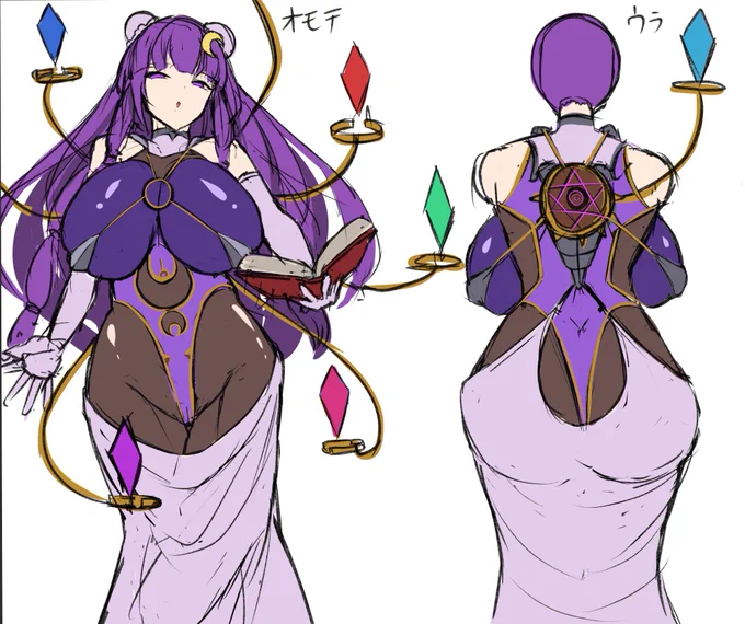 [対魔忍サクヤ]いつ清書出来るか分からないので取り敢えず設定画風のものを 