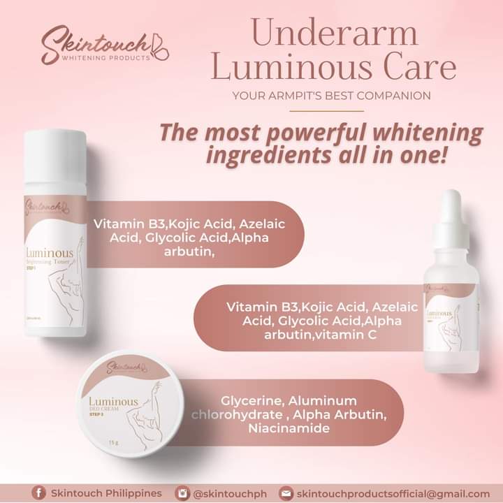 ClavelKit's tweet image. Underarm Luminous Care