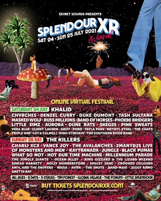 SPLENDOUR XR! join me too wherever you are in the world!🍄  Splendour XR will operate LIVE globally on<a href="/tag/ad"class="tags"><span>#ad</span></a><a href="/tag/splendourxr"class="tags"><span>#splendourxr</span></a>