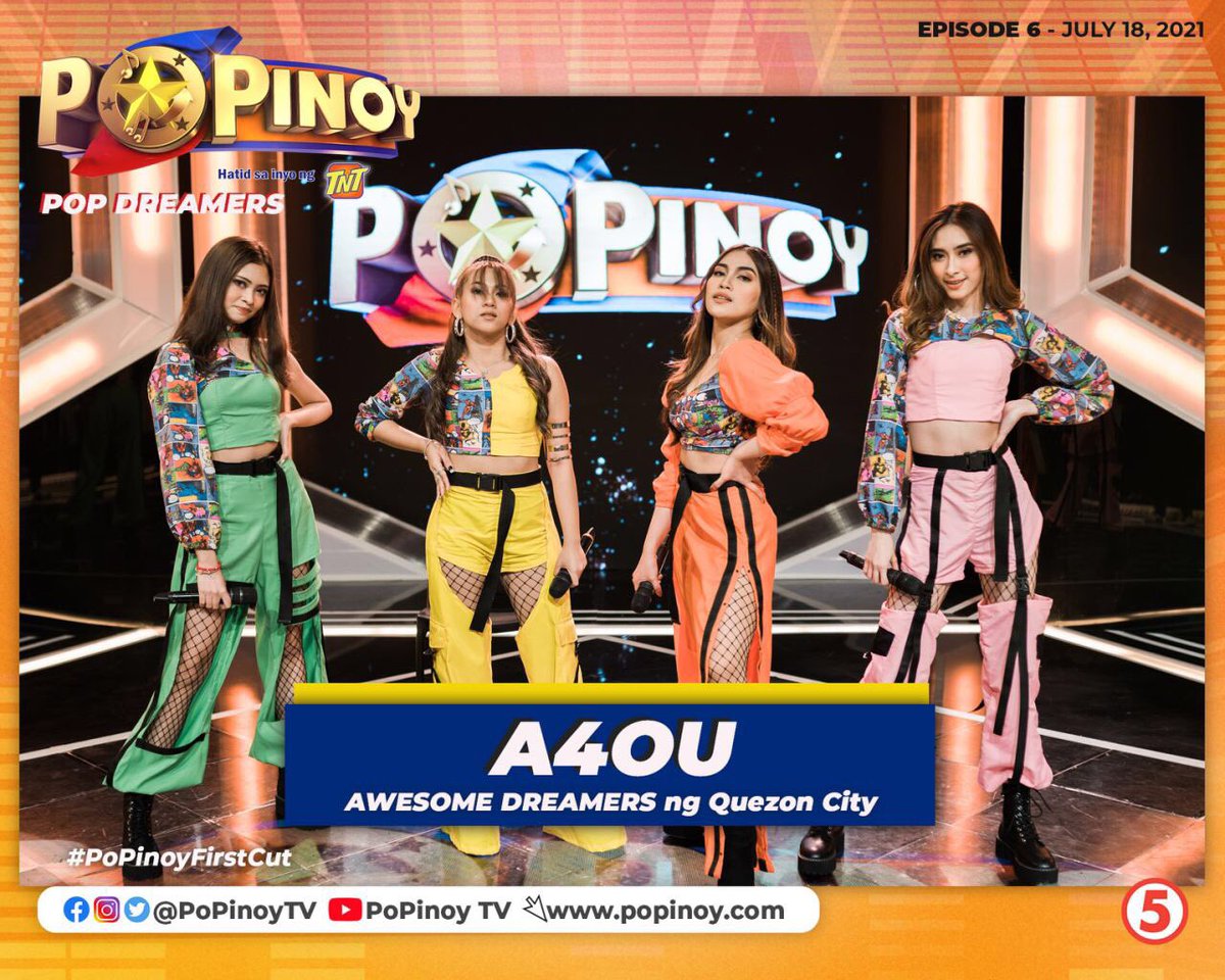 PoPinoyTV's tweet photo. Sino ang the best 4 U among members ng A4OU? 😍
Samahan sila sa kanilang journey sa PoPinoy: The Search for the Next-Gen P-Pop Stars
Visit our YouTube Channel: https://t.co/FjiqiB6FxR for more behind the scene videos. Nood na!
#PoPinoyFirstCut #PoPinoyTV5 #IBAsa5 #A4OU https://t.co/EltwjAAlHa
