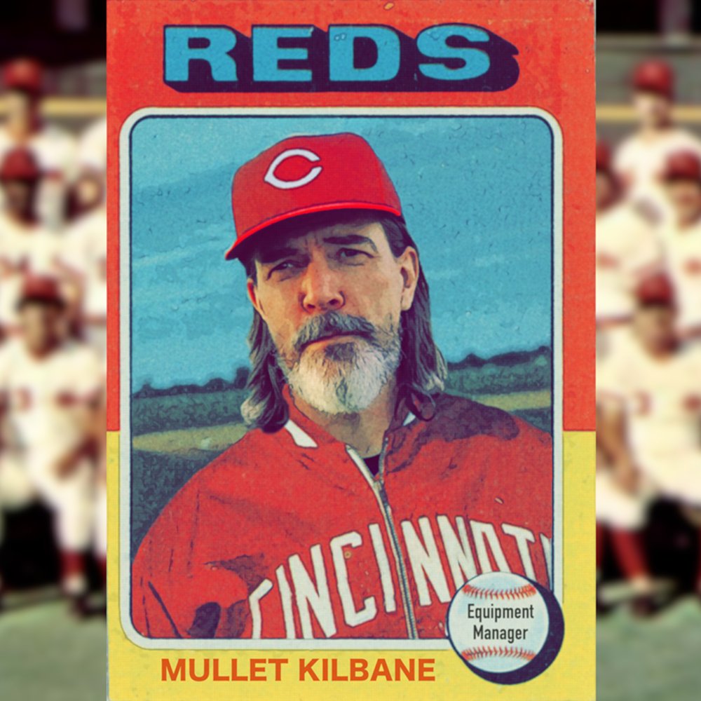 On this day in 1975, Bernie Stowe protégé Mullet Kilbane led the Reds to victory over the Phillies by re-gluing the lining in Joe Morgan’s batting helmet. #bigredmachine #dreamsmaller