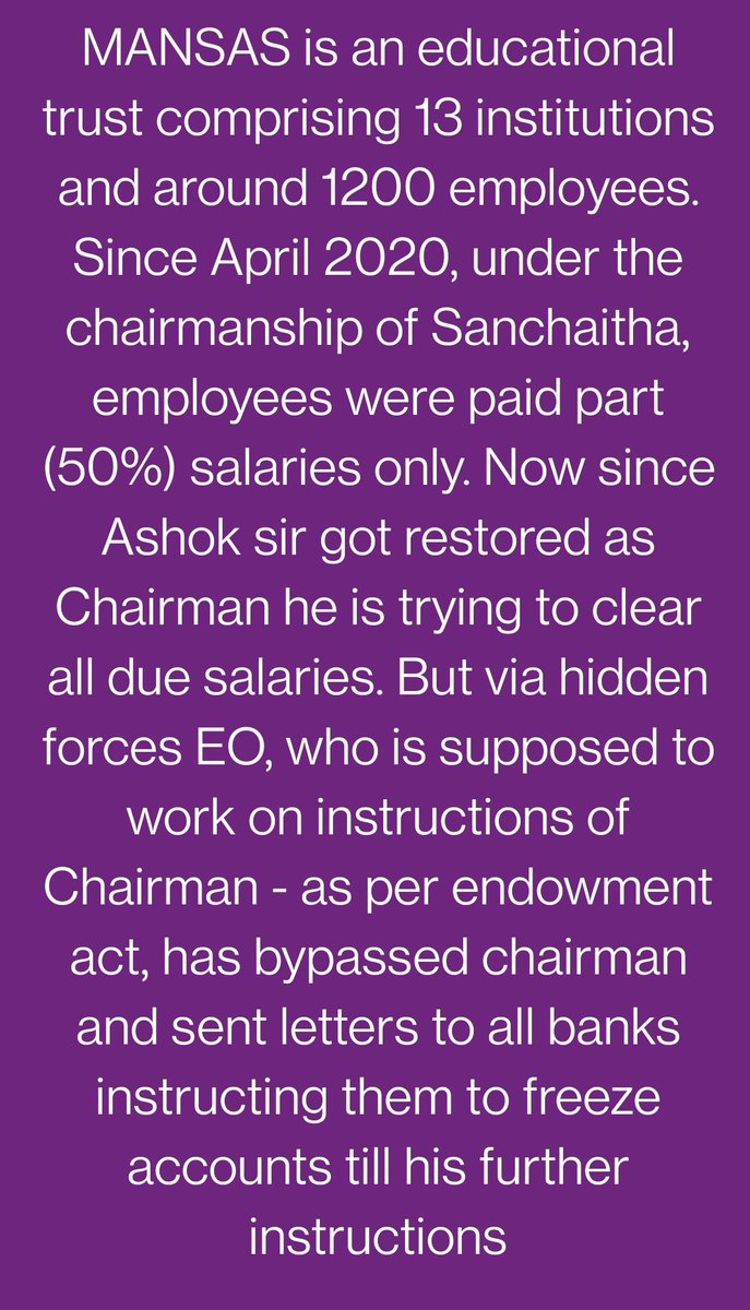 bsvamsikrishna's tweet photo. Who is behind that Executive Officer?
@PMOIndia
@India_NHRC
@AndhraPradeshCM
@barandbench
@indSupremeCourt
#saveMansas
#saveMVGR
#Mansas
Qualified teachers are the victims of these dirty politics.. https://t.co/pEJX9rcvES