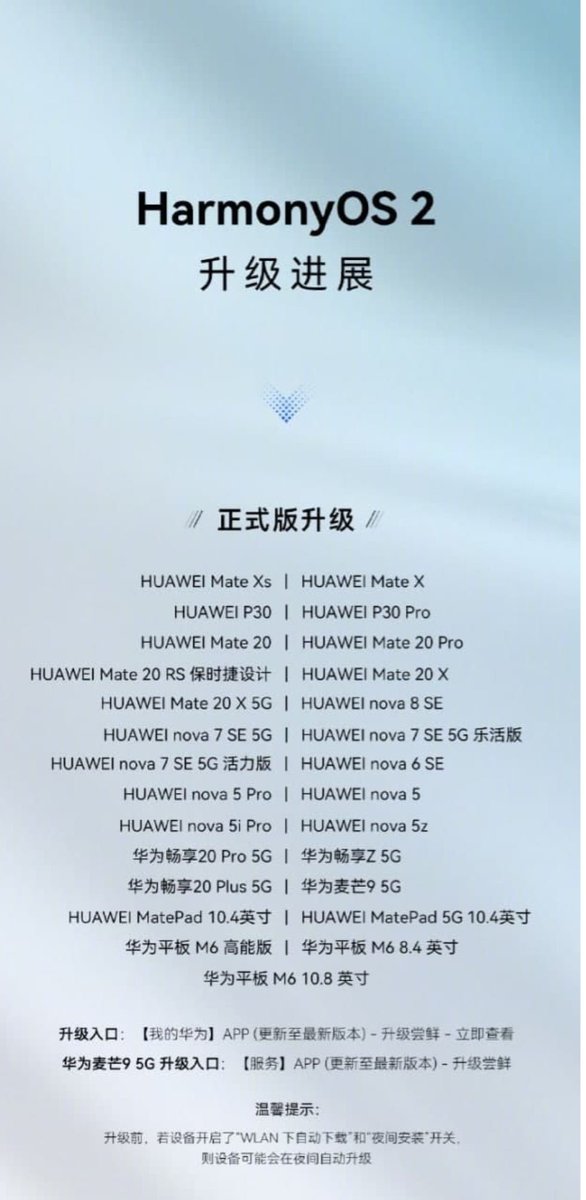 passionategeekz's tweet image. List of devices getting Harmony OS 2 stable update, 27 devices 
#HarmonyOS #HarmonyOS2 #Huawei