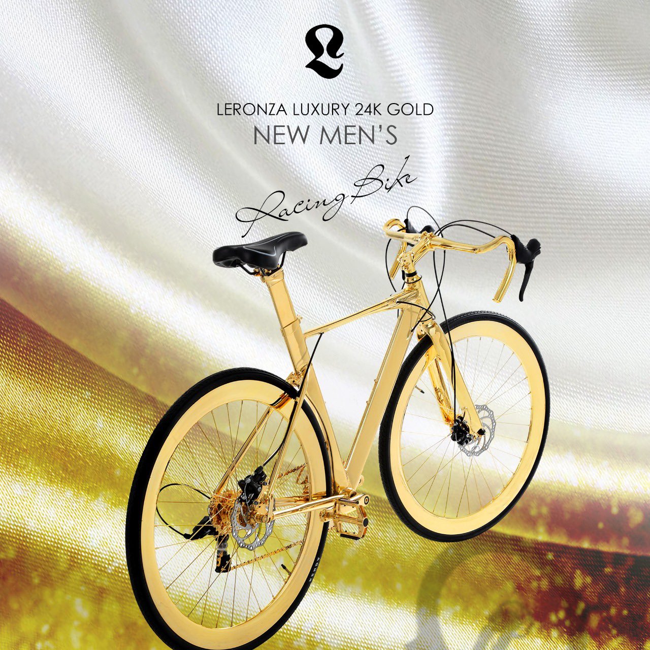 Leronza on X Leronza s highly skilled artisans recently completed embellishing a world class men s racing bike with 24K Gold and have elevated this modest form of transport to another level. bike gold