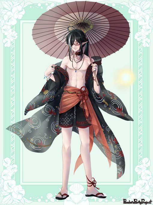 和風水着のtwitterイラスト検索結果