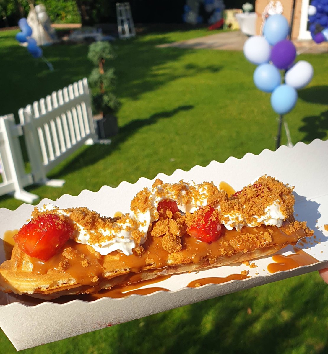 What would you put on your waffle? #Belgian #chocolate #biscoff #strawberries