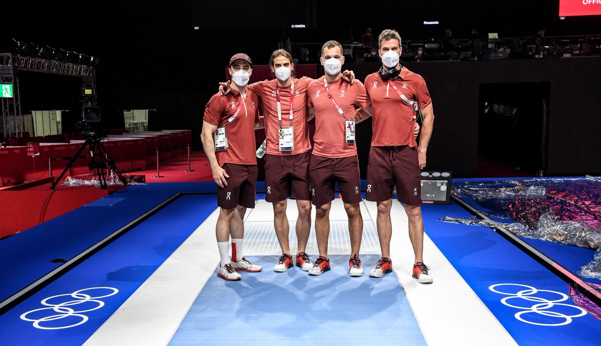 Konnichiwa Tokyo!!! We rae ready and you??
D-1

<a href="/SwissFencing/">Swiss Fencing</a> <a href="/MaxHeinzer/">Fouviz' Ness</a> <a href="/benisteffen/">Benjamin Steffen</a> <a href="/swissteam/">Swiss Olympic Team</a> #TokyoOlympics #Tokio2020  
Photo: <a href="/augustobizzi/">augusto bizzi</a>