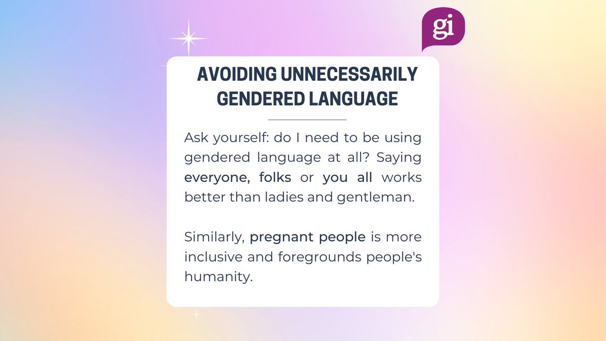 Gendered Intelligence tweet media