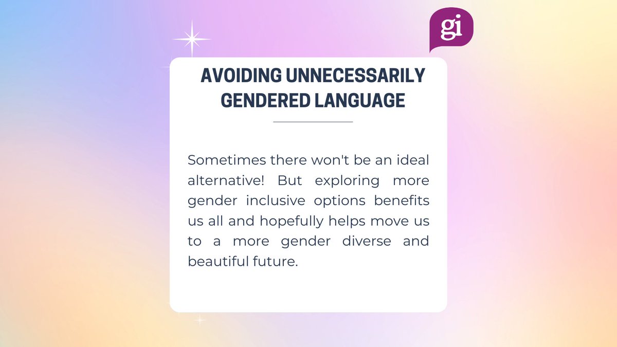 Gendered Intelligence tweet media