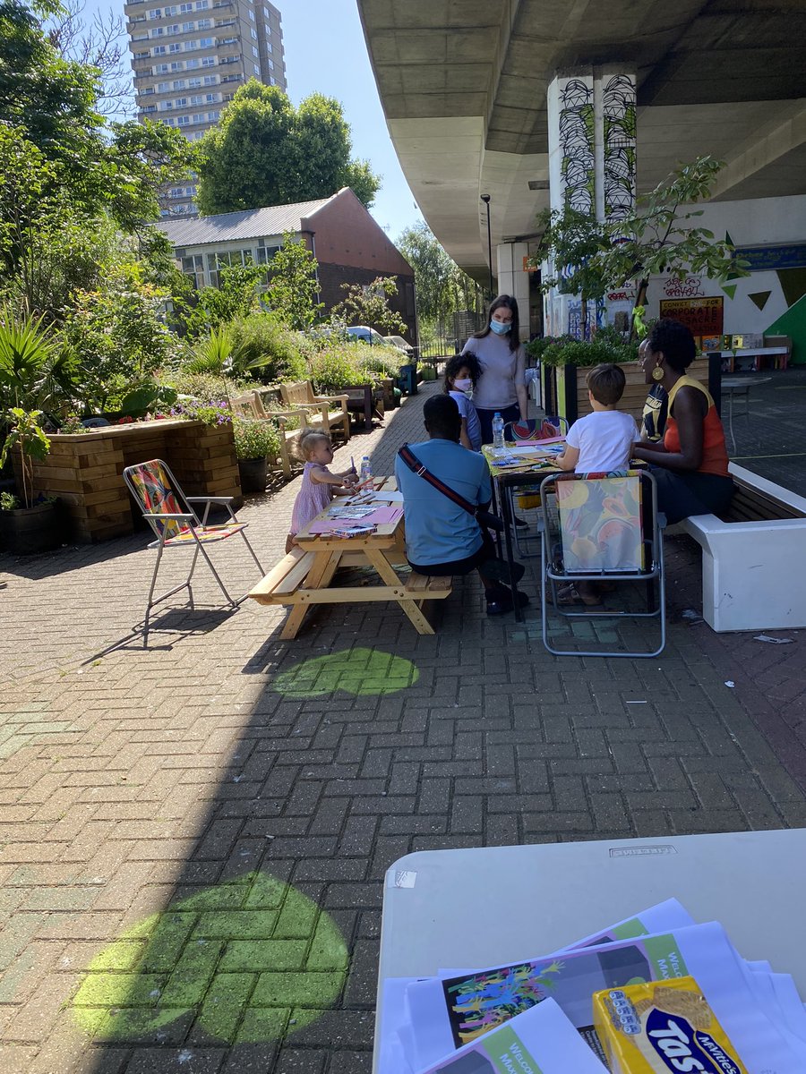 Trees4Grenfell_'s tweet photo. #thursdaymorning #learning in the #ShadeofTrees great free sessions all week visit our #Consultation #talkabout #community #developers @betterstreetskc @TiCLme @Dawnieatkin @RBKCMayor @TCVCN @acinemaforacton @KCAWlondon https://t.co/jyzDVpPP0n