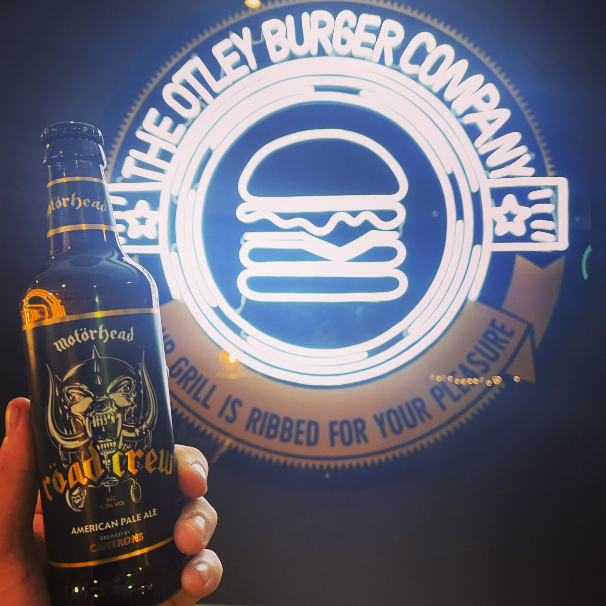 Ta darr <a href="/MotorheadBeer/">Motörhead Beer</a> now available in bottles for delivery!!