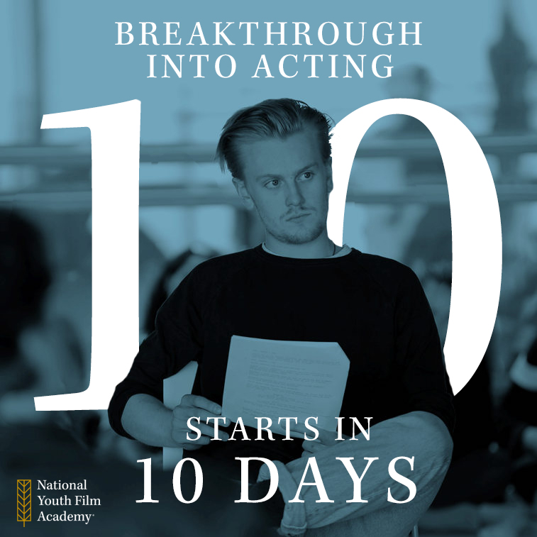 Our Breakthrough Into Acting programme starts in London in 10 days! We can't wait to see you there!

Want to learn more about the Acting &amp; Filmmaking programmes we offer? Visit Nyfa.org.uk