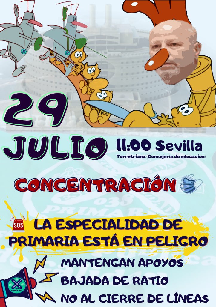 XPrimaria038's tweet photo. 📣 Hay veces que hay que decir BASTA📣

Señor @javierimbroda lucharemos hasta el final por todo aquello que usted quiere destrozar, mercantilizar y desvalorizar.

🟢El día 29 estaremos en Torre Triana a las 11h🟢

💚Por una educación pública y de calidad💚

💪🏻Ven y únete 💪🏻 https://t.co/FrORrDKjWY