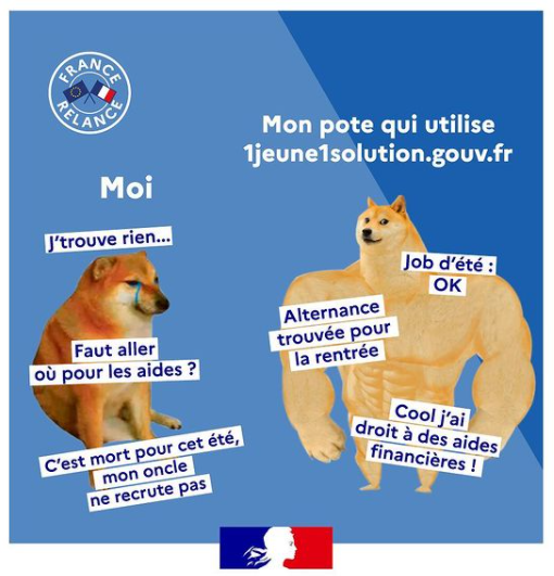 attac_fr's tweet photo. Bonjour @Travail_Gouv. 
On sait que c'est rigolo de faire des memes, mais vous êtes sûrs que dépeindre des étudiants en potentiels pleurnicheurs après l'année qui vient de passer est une bonne idée ? 
(source : le compte Instagram « cool » de ce même ministère) https://t.co/ZN0jvnjidv