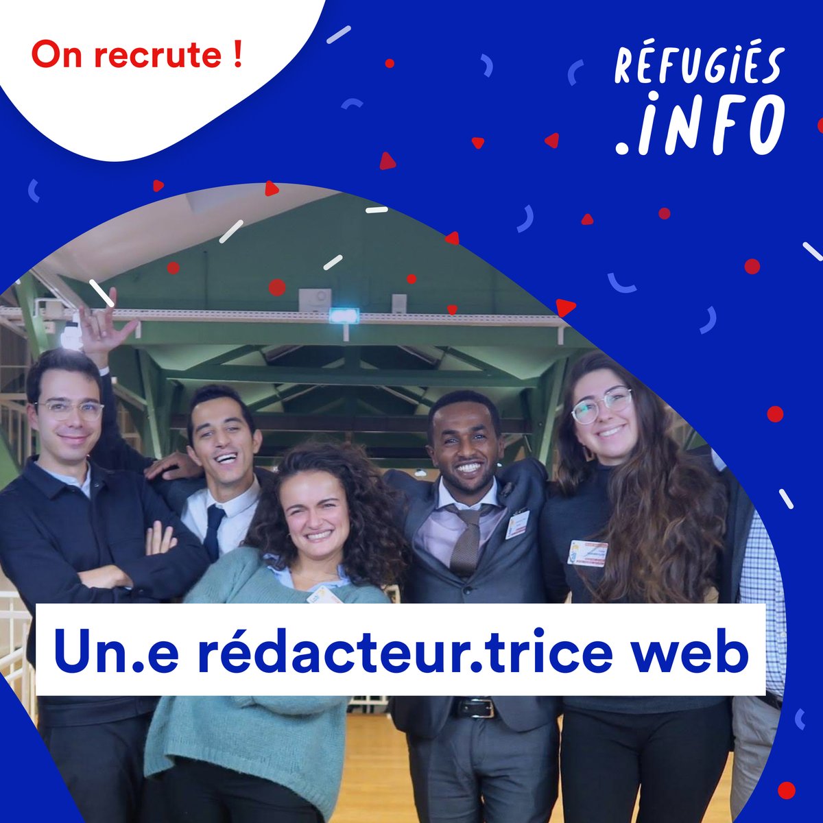[ON RECRUTE ! ☀️] Nous sommes à la recherche de nouveaux talents pour le projet <a href="/refugies_info/">Réfugiés.info</a> !
Nous recherchons :
👉 un.e Product owner : lnkd.in/dmk9pgK
👉 un.e Rédacteur.trice Web : lnkd.in/dHy5E-3
👉 un.e Animateur.trice territorial : lnkd.in/dMHi58R