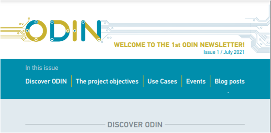 📣🆕The 1st ODIN newsletter is out! 
Follow the link to learn more about the aims, latest developments and expected outcomes of the project, read our latest blog posts and stay tuned for many more updates to come! 
Enjoy reading!➡️odin-h2020.eu/Newsletter_Iss… 

#robotics #h2020