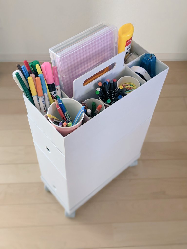 ほぺらんぷ 夏休みの工作をもっと気軽に楽しめるようにネットの真似をして工作道具をまとめたので思うままにのびのびとやってくれ