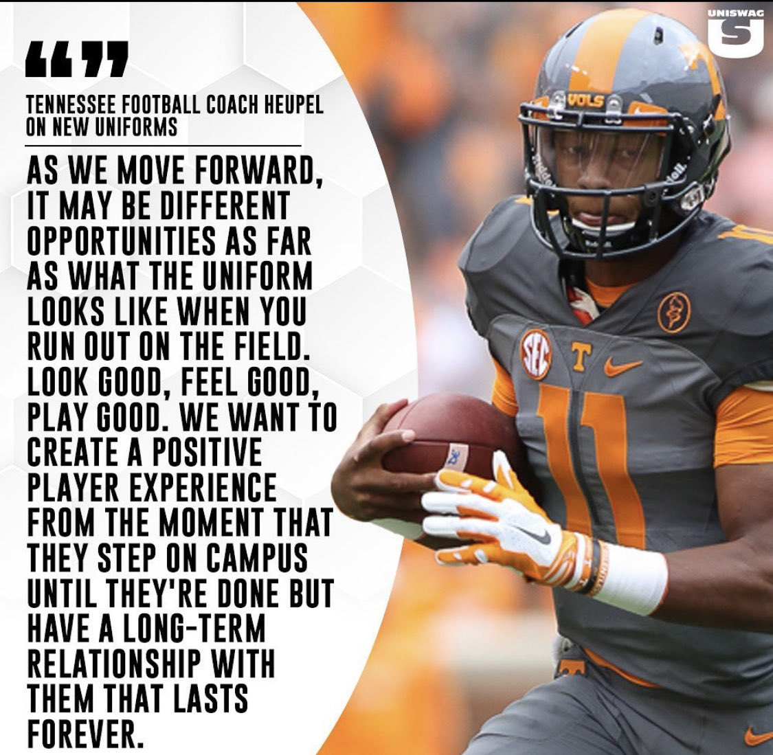 coachbillynixon's tweet image. This sounds VERY familiar…Great minds think alike!! It’s all about  #PlayerExperience!! #uniswag