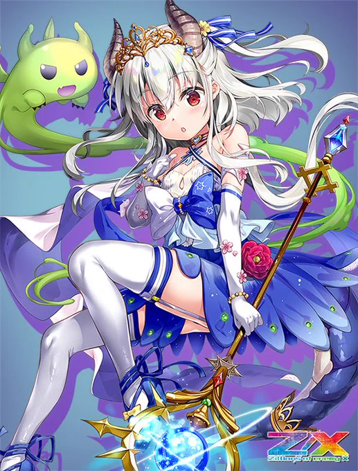 本日発売のZ/Xのブースターパック 
極点超越編「幻想シルバーバレット」にて
新プレイヤーカード"竜の姫君"を描かせて頂きました!
ぜひチェックしてみてください☆ #ZX_TCG 