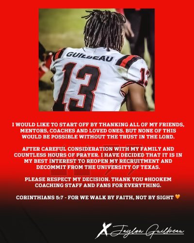 jaylonguilbeau1's tweet photo. #ThankTheLord🙏🏾 https://t.co/ro1Ji3yXyY