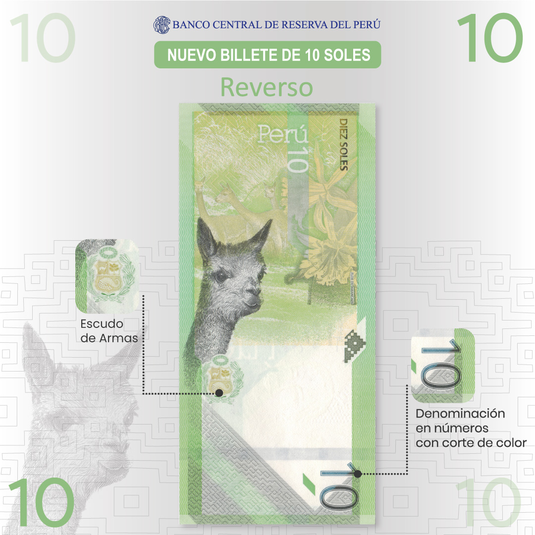bcrpoficial's tweet photo. BCRP: Pone en circulación nuevos billetes de S/ 10 y S/ 100.
► https://t.co/27gKUV9BdV
► https://t.co/9qg3NfVNi1 https://t.co/hCt8Tk9317