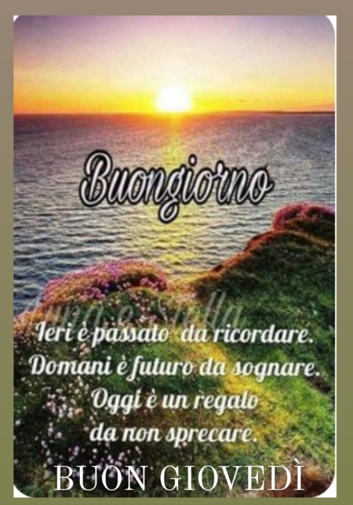 Felice giornata a tutti tutti ☀️💐🏵️☘️💛