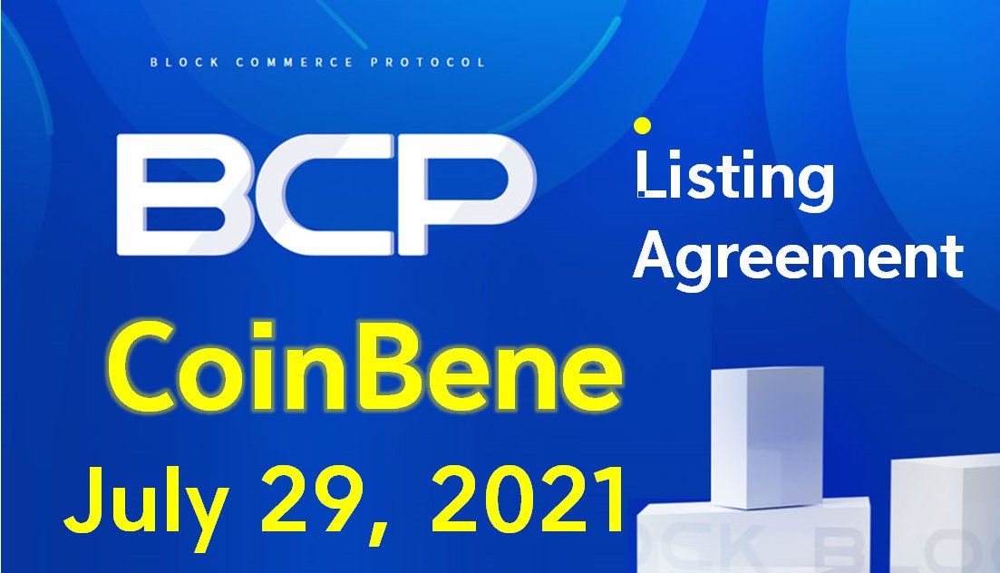 Live Commerce Blockchain Project BCP

July 29 listing was finally confirmed on the CoinBene exchange!!

BCP is a project that combines live commerce, and blockchain to create huge added value by combining the strengths of blockchain innovating the financial/fintech sector.
#BCP