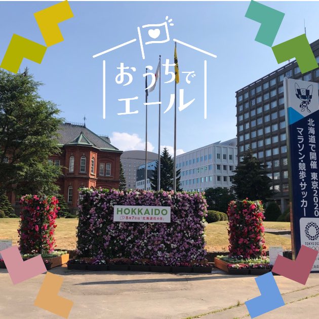 ハートのエールプロジェクト 公式 S Tweet Topics オリンピック開催に向け 北海道の花 の魅力と 北海道花の日 毎年8 7 を広く伝えるべく 新千歳空港 Jr札幌駅西口 北海道庁前の3箇所にウェルカムフラワーが設置されています お立ち寄りの際