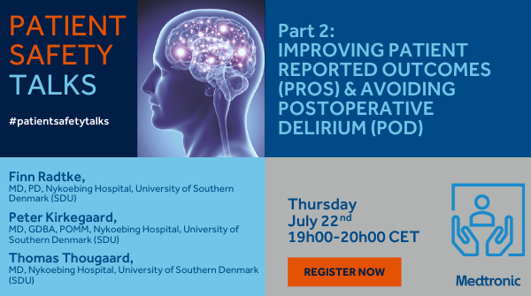 MDT_RMS_EMEA's tweet image. JOIN today’s #webinar to learn more about how pEEG monitoring may help with the outcome of patients under anesthesia going through surgery. REGISTER here for the 2nd part of our #patientsafetytalks 👉 bit.ly/3BryvGD
#anaesthesia #EEG #surgery #brainmonitoring #medtronic