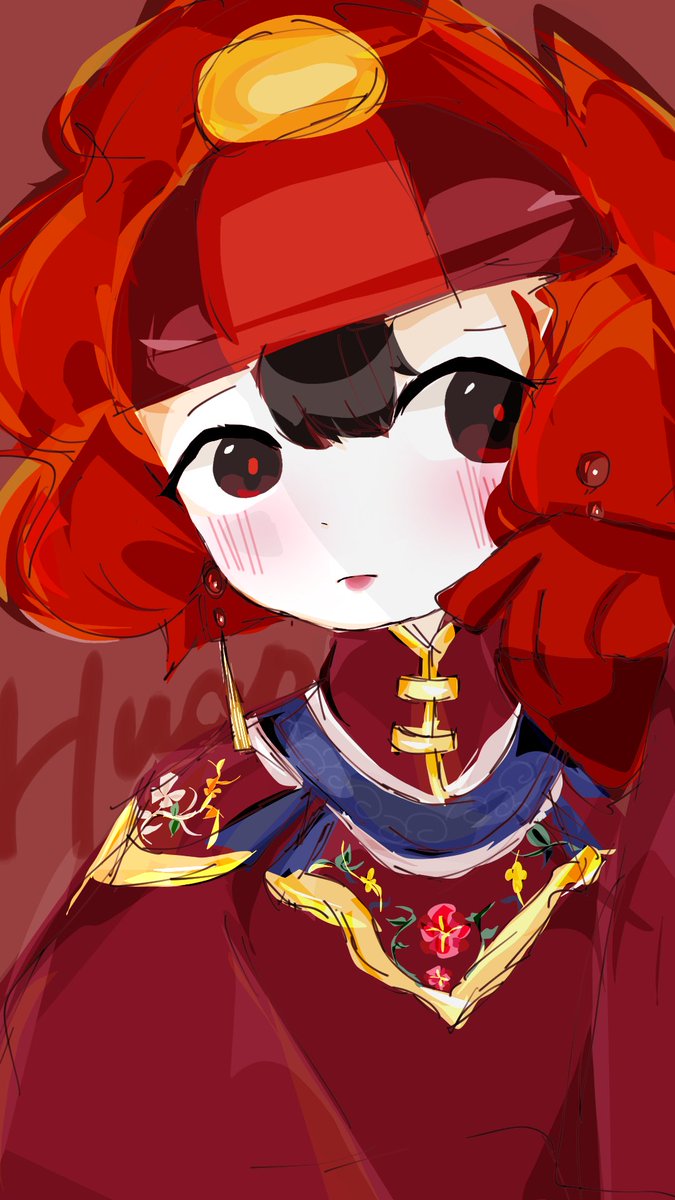 He4470's tweet photo. 汉服——#hanfu #huanhuan #奥运福娃 https://t.co/lNWlYamBsu