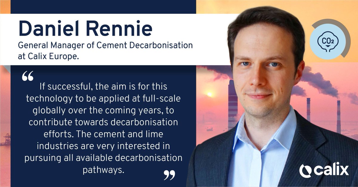 While #cement &amp; lime are essential to modern life, the manufacturing process unavoidably releases a lot of #CO2. Calix cutting-edge tech <a href="/ProjectLEILAC/">ProjectLEILAC</a> will help #decarbonise this critically important industrial sector and contribute towards cleaner air: buff.ly/3vx09Of