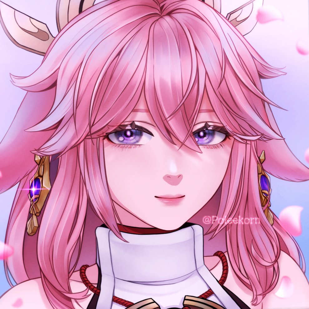 Pola on X: Yae Miko 🌸 Her color palette is the most pleasant to draw  with! I love pink and purple combo so much! 💖✨ #genshinimpact #原神 #yaemiko  #fanart #genshinimpactfanart #CLIPSTUDIOPAINT t.coT6W0esVLhT 