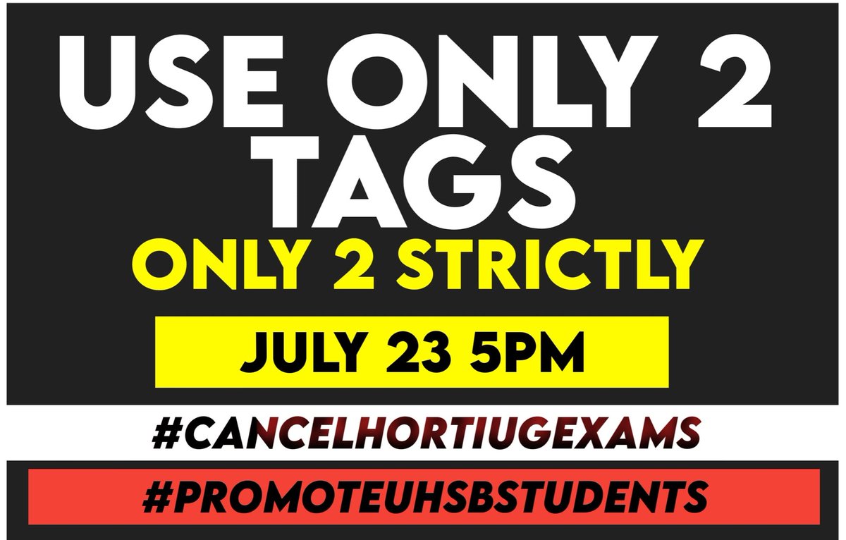 cohtrolls's tweet photo. use the correct tags
#cancelhortiugexams
#promoteuhsbstudents 
july 23 5pm 💥 bang https://t.co/hNY7NQs527