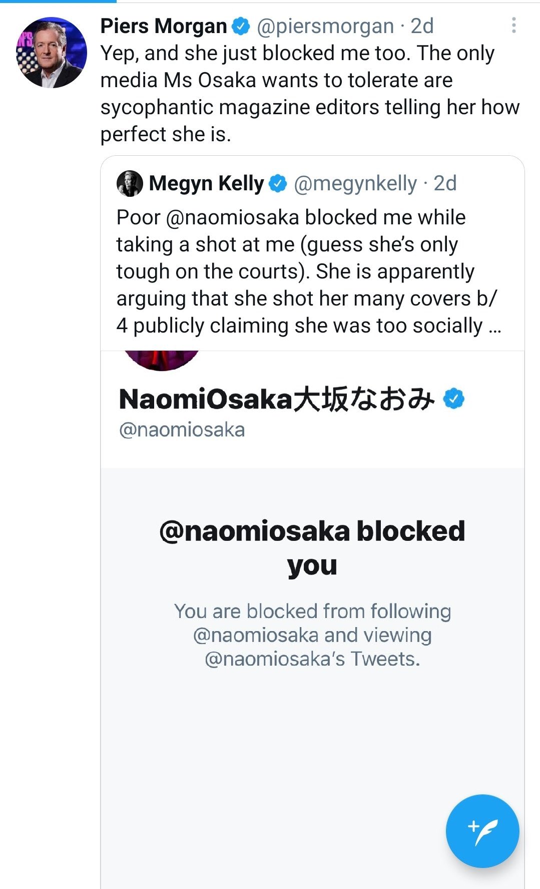 Richard Marx on Twitter: "Hey gang, will someone please tell that sniveling  coward @piersmorgan I said to shove his misogynistic hypocrisy up his  fetted swamp of an ass and also to go