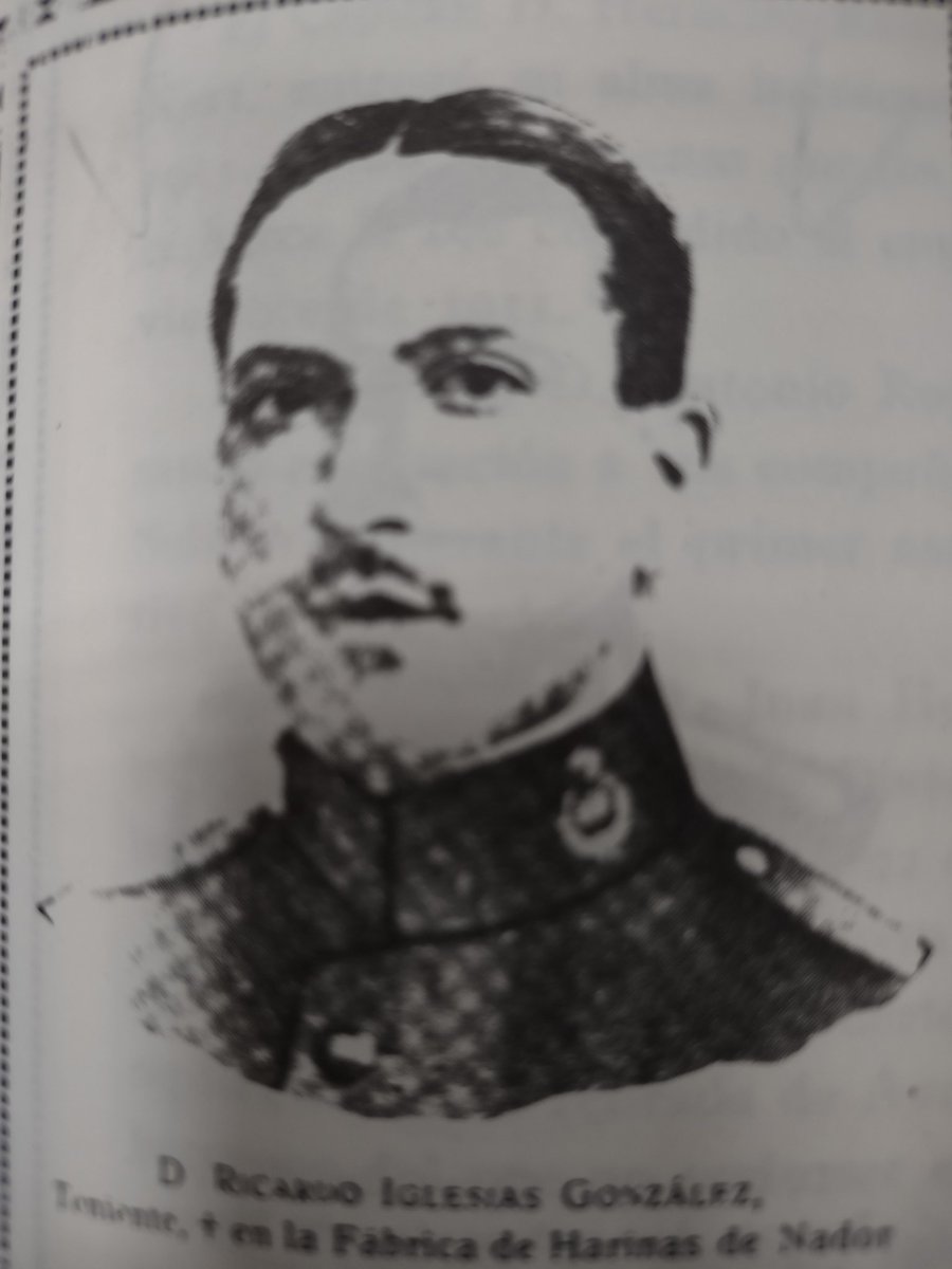 amucint's tweet image. 22 de Julio de 1921, el Tte. de Intendencia D. Ricardo Iglesias González, encargado del depósito de Nador y una vez incendiado el mismo, se refugió en la Fábrica de Harinas, fue abatido durante la tenaz defensa de la misma.