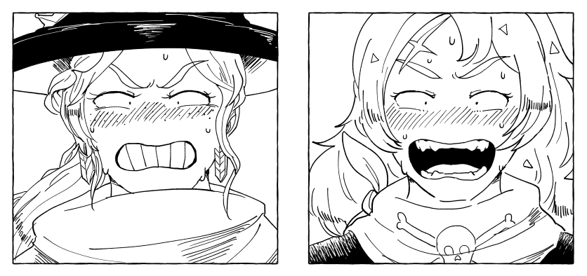 拙者、こういう表情描くの大好き侍と申す 