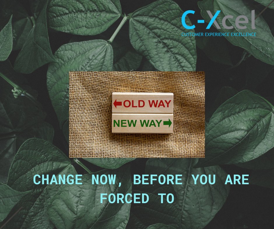 xcel_c's tweet image. #Change is the only constant, as they say. Changing be hard, but Not Changing can be Fatal
How are you #Changing for your #customers and your #employees 
#CX #CustomerExperience #EmployeeExperience #agile