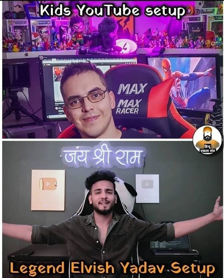 Kids YouTube setup

Legend YouTube setup

 Jai shree Ram 🙏🚩

<a href="/ElvishYadav/">Elvish Yadav</a> @beingarun28
#elvishwillrise