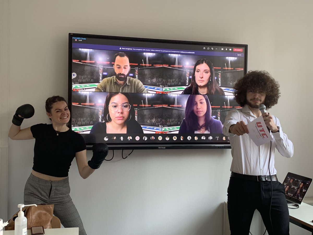 ArnaultChatel's tweet photo. Gogogo le combat commence en ce début de matinée avec la promotion @MBADMB @EFAP_ @HUBInstitute PT2 et la masterclass sur la transformation digitale du MMA (@UtcNum) 

Pour la découvrir follow 

#utcnum #mbadmb https://t.co/NgmZhrQ3t5