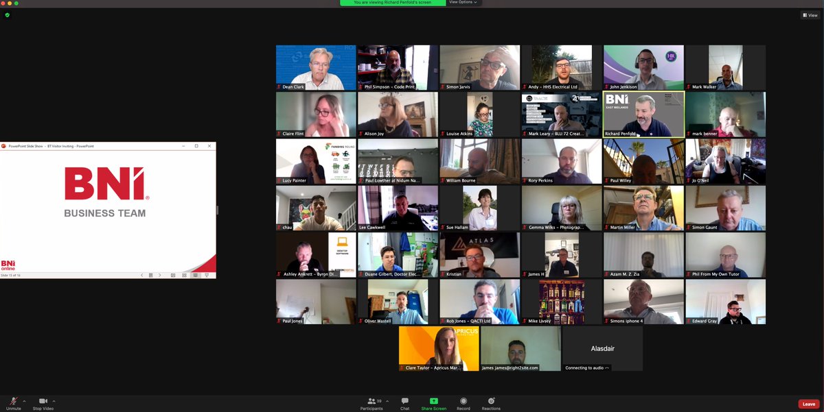 Cracking morning of networking <a href="/Nottingham_BNI/">BNI Business Team Nottingham</a> - 39 people in one room :)