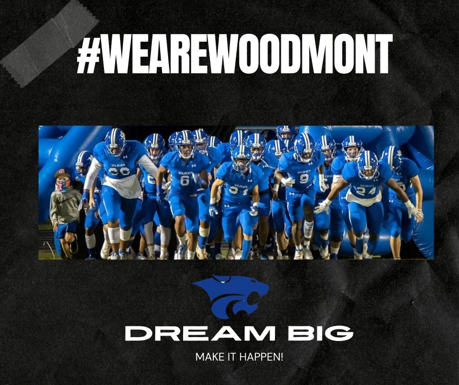 WeAreWoodmont's tweet photo. Dream Big...Make it Happen!
@WoodmontFootba1

#WeAreWoodmont https://t.co/IZq1zJiqtT