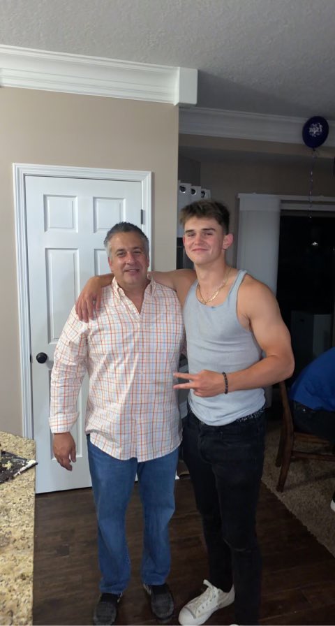 sanders4403's tweet photo. Happy Birthday @aj_sanders01 . Proud of you!  Keep working hard and stay focused.  Maybe someday you will be as handsome as your old man. https://t.co/Wex8bszTJm