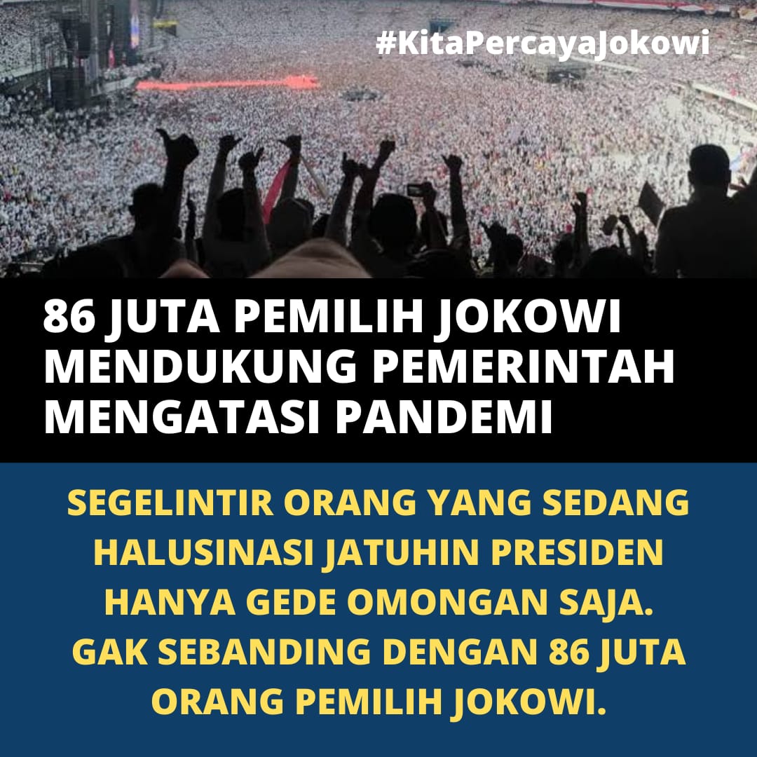 Segelintir orang sedang hureg hureg ...
Kan Vanke 

#KitaPercayaJokowi