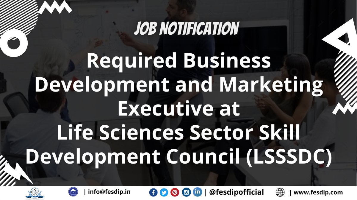 FESDIPOfficial's tweet photo. Do not miss applying before the application deadline ends. #lsssdc hiring for the position of Business Development and Marketing Executive
Check out complete #job details at https://t.co/FeKVjAY7js
#jobs #hiringnow #recruitment #skillindia #skillnews #skills @SkillReporter https://t.co/ueo1b9p5qC