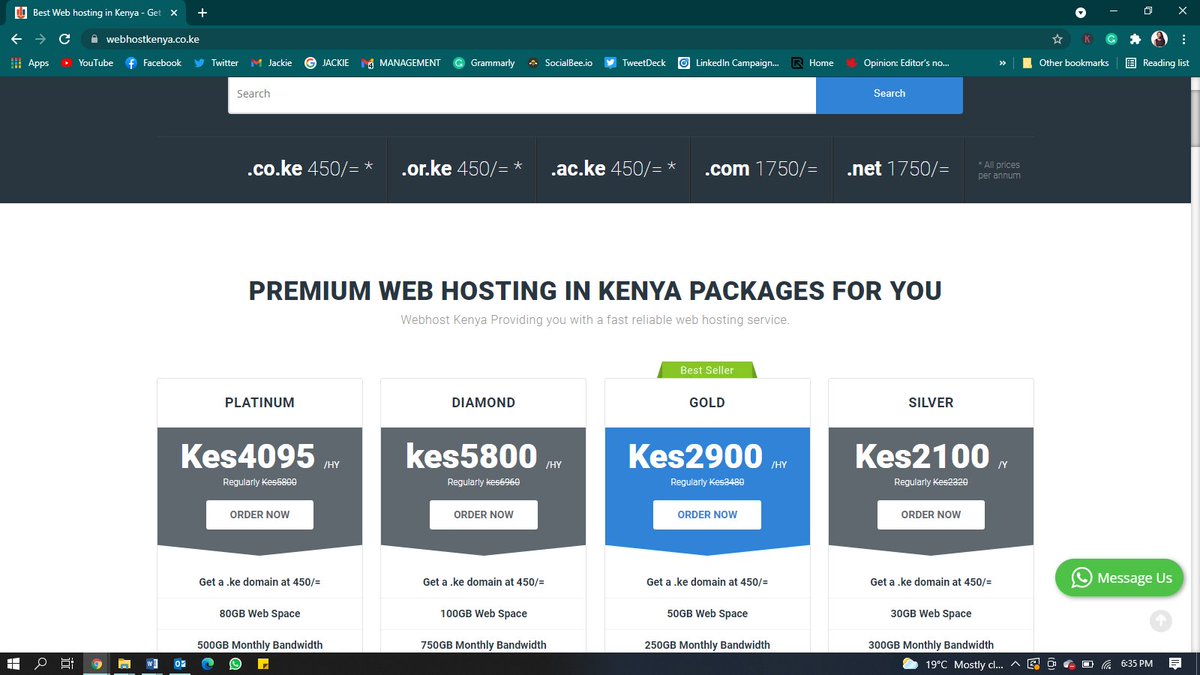 webhostkenya's tweet photo. Did You Spot a Price You Liked? https://t.co/42eR574Es2
Call us at: 0700 33 77 99 
#webhosting #hosting #website #webdesign #domain #domainname #digitalmarketing #socialmediamanagement #webhostingservices #web #webdevelopment #websitedesign #business #websitehosting https://t.co/zVZsphTxsA